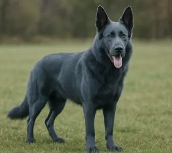 Blue German Shepherd Dog