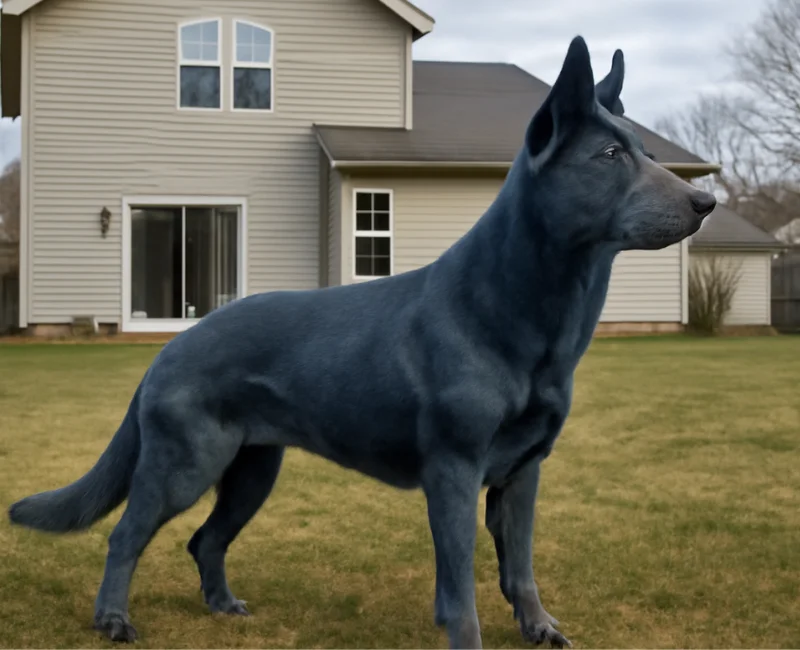Blue German Shepherd Dog