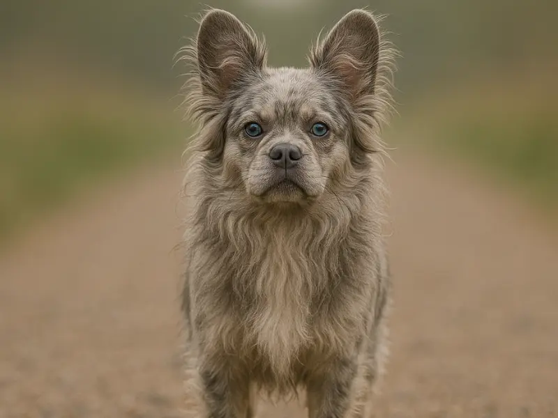 Fluffy French Bulldog