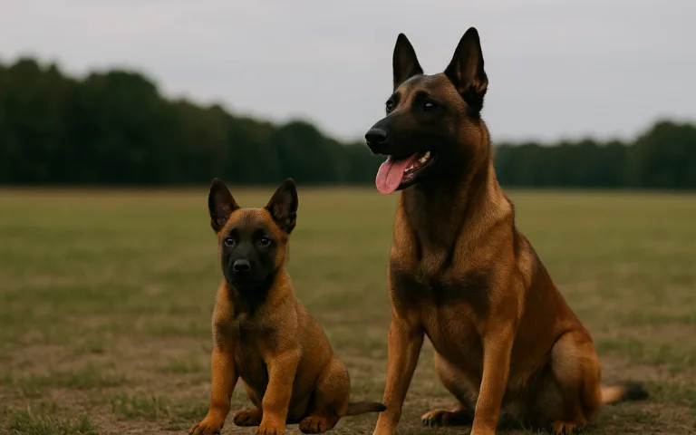 Belgian Malinois with Puppy