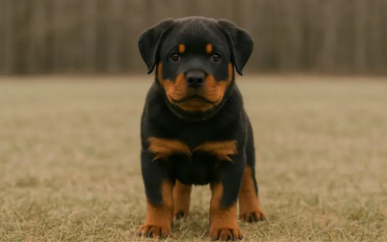 Rottweiler Dog Design Pose